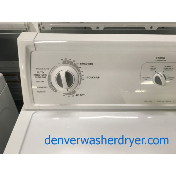 Kenmore 80 Series Dryer, Electric, 27" Wide, Wrinkle Guard Option, Auto