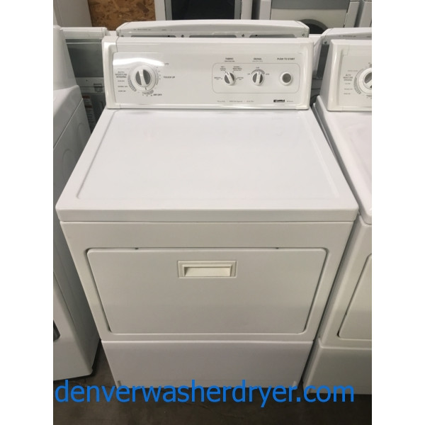 Kenmore 80 Series Dryer, Electric, 27" Wide, Wrinkle Guard Option, Auto