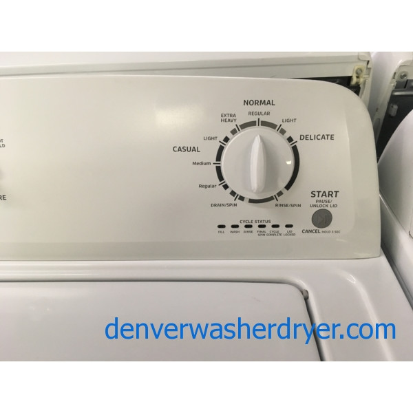Newer Admiral Top- Load Washer, Agitator, 3.6 Cu.Ft. Capacity, Bleach Dispenser, 27″ Wide, Quality Refurbished, 1-Year Warranty!