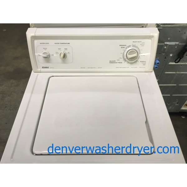 Heavy-Duty Kenmore 80 Series Washer, Agitator, 27″ Wide, 3.2 Cu.Ft. Capacity, Quality Refurbished, 1-Year Warranty!