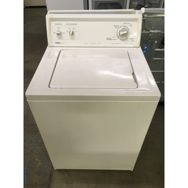 Heavy-Duty Kenmore 80 Series Washer, Agitator, 27″ Wide, 3.2 Cu.Ft. Capacity, Quality Refurbished, 1-Year Warranty!