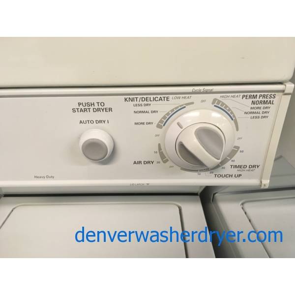HeavyDuty Kenmore Laundry Center, Agitator, 24" Wide, 220V, Washer 1.5