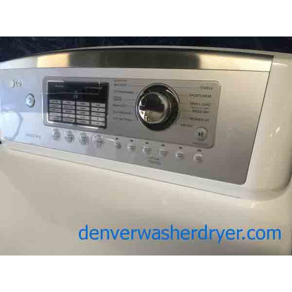 Futuristic LG Washer and Dryer set! With 1 Year Warranty