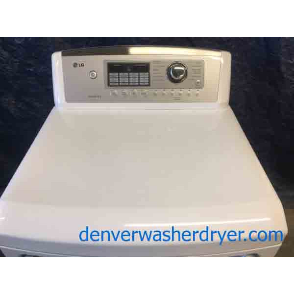 Futuristic LG Washer and Dryer set! With 1 Year Warranty