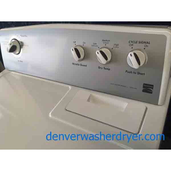 Kenmore 500 dryer with 1 year warranty
