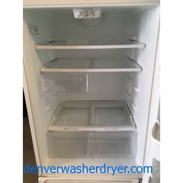 Frigidaire TopMount Refrigerator, Almond Textured, 30" Wide, 18.3 Cu