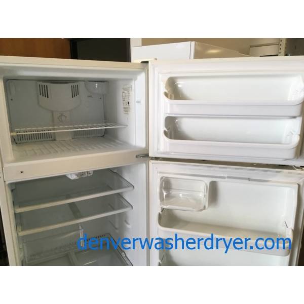 Frigidaire TopMount Refrigerator, Almond Textured, 30" Wide, 18.3 Cu