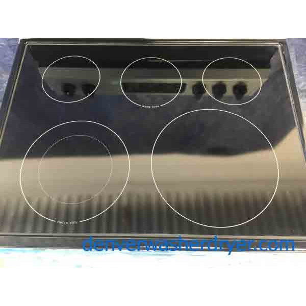 New Frigidaire! Stainless 30″ Freestanding Range, Glass-Top, Convection Oven