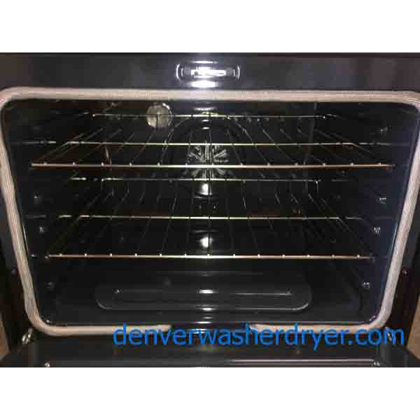 New Frigidaire! Stainless 30″ Freestanding Range, Glass-Top, Convection Oven