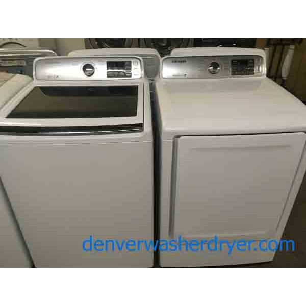 Spacious Samsung Washer and Dryer set. With 1 year warranty 3538