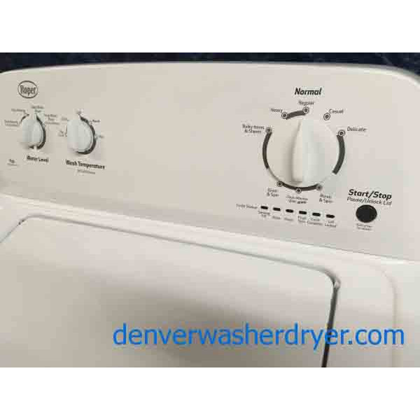 Matching Roper(Whirlpool) Full Sized Washer And Electric Dryer Set