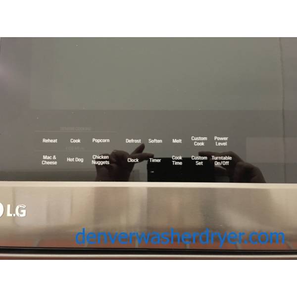 NEW! LG Black Stainless Microwave, OvertheRange, 2.2 Cu.Ft. Capacity