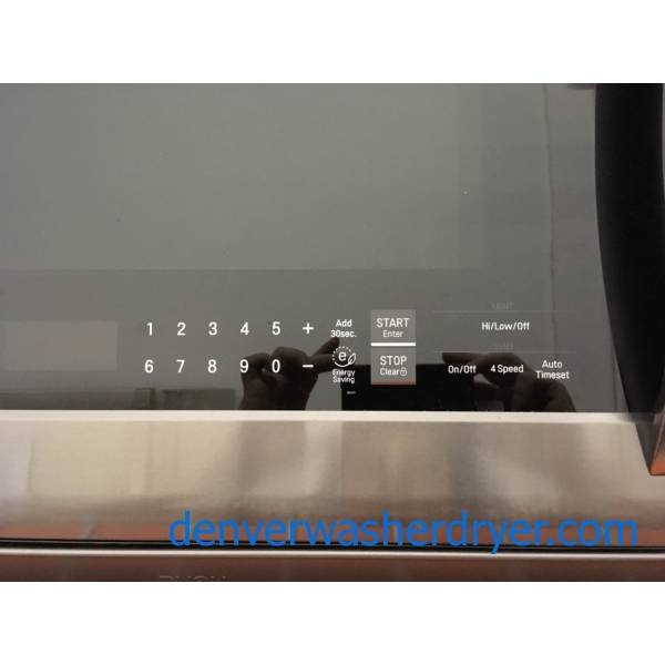 NEW! LG Black Stainless Microwave, OvertheRange, 2.2 Cu.Ft. Capacity