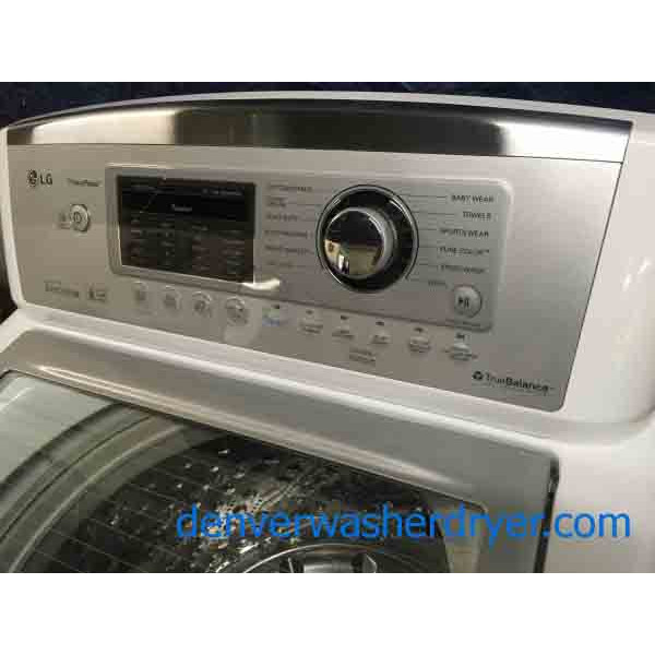 Futuristic LG Washer and Dryer set! With 1 Year Warranty