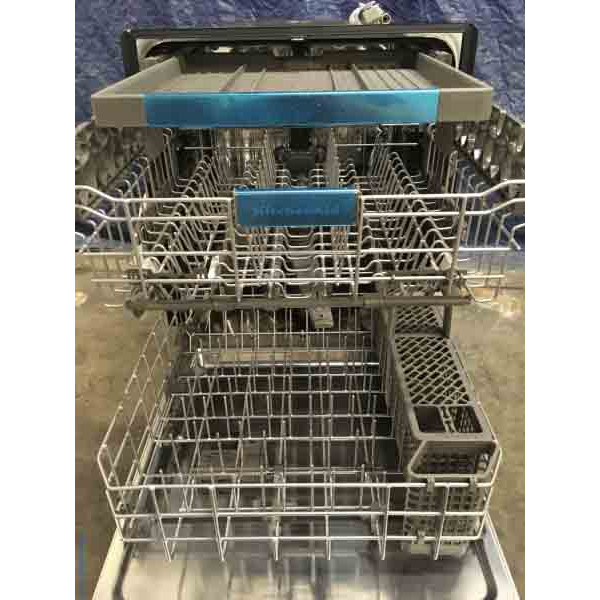 Brand-New Scratch & Dent 24″ Dishwasher, Kitchenaide, Stainless, 1-Year Warranty!