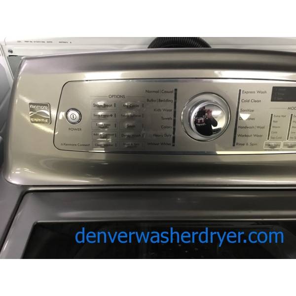 NEW! Kenmore TopLoad Washer, Graphite, HE, 4.7 Cu.Ft. Capacity