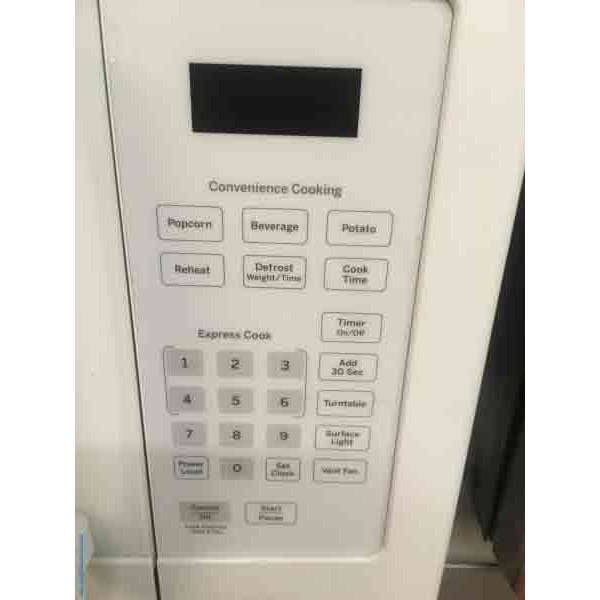 Brand New White GE Over-The-Range Microwave, 1-Year Warranty!