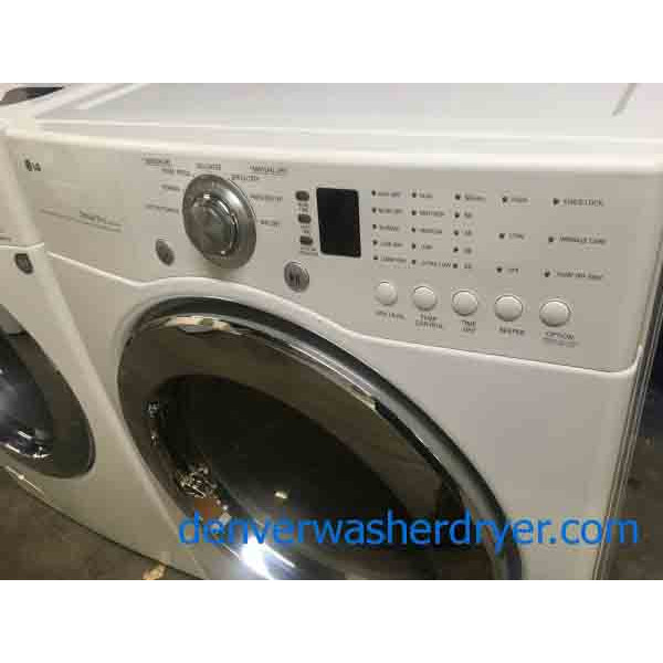 Front-Load Stackable LG Washer Dryer Set, Sanitary Cycle, Quality Refurbished, Electric, 1-Year Warranty!