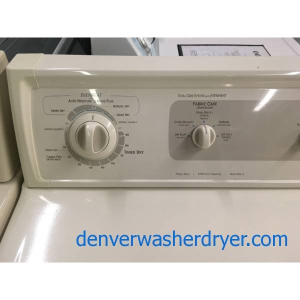 Heavy-Duty Almond Kenmore ELITE Dryer, Electric, 27″ Wide, Wrinkle Guard Option, 7.0 Cu.Ft. Capacity, Quality Refurbished, 1-Year Warranty!