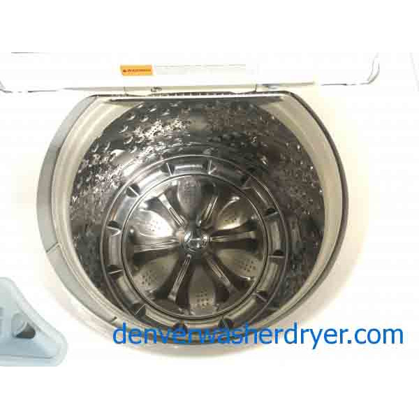 Super Nice Top-Load LG Set, Direct Drive, Steam, Electric, 1-Year Warranty!