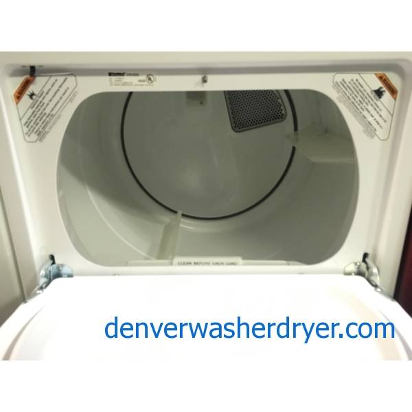 Heavy-Duty Kenmore ELITE Washer and Dryer Set, Agitator, Electric, Wrinkle Guard Option, 27″ Wide, Quality Refurbished, 1-Year Warranty!