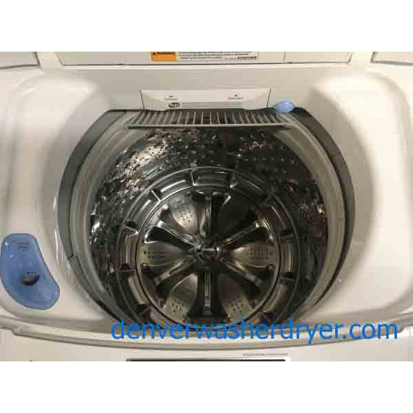 High-End Top-Load LG Direct-Drive Set, Super Modern, Oversized Capacity, 1-Year Warranty!