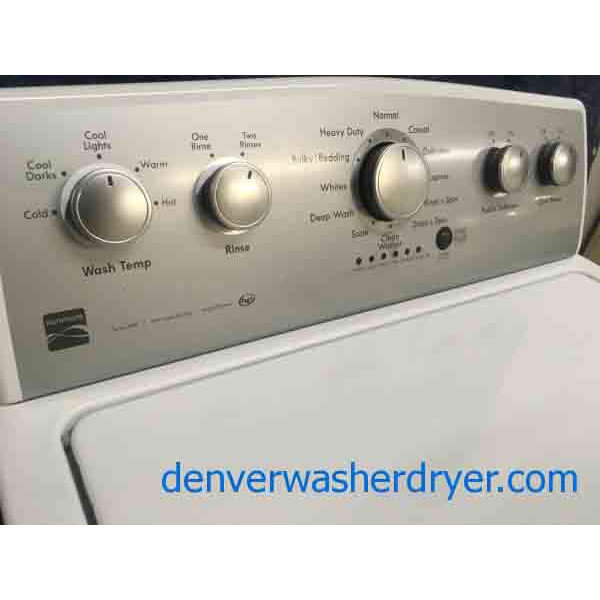 Oversized Kenmore Washing Machine, Triple Action Impeller, 1-Year Warranty