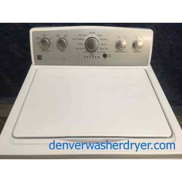 Oversized Kenmore Washing Machine, Triple Action Impeller, 1-Year Warranty