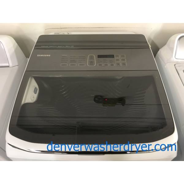 NEW! SAMSUNG TopLoad Washer, HE, 5.2 Cu.Ft. Capacity, BuiltIn Sink