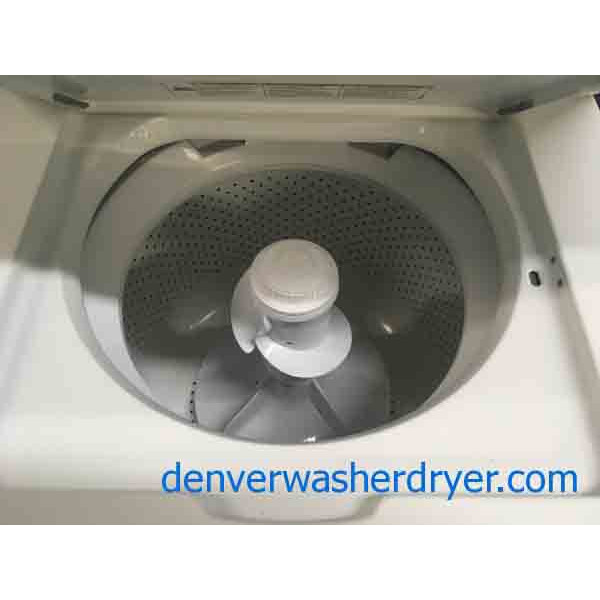 Stacked 27″ Whirlpool Laundry Center, Super Capacity, Heavy-Duty, Direct-Drive, Quality Refurbished!