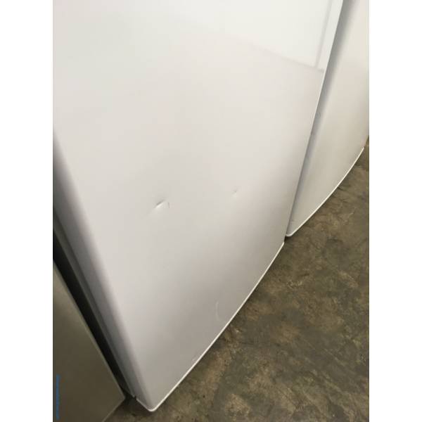 NEW! Insignia Upright White Freezer, 5 Built-In Shelves, 5.3 Cu.Ft. Capacity, Reversible Door Swing, 22″ Wide, 1-Year Warranty!