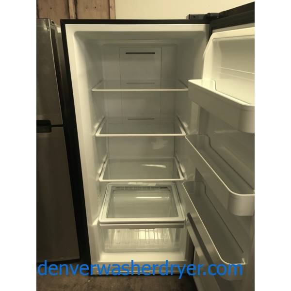 NEW!! Insignia Convertible Upright Freezer, Stainless, 13.8 Cu.Ft