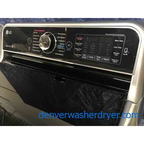 Mindblowing LG Washer Dryer Set, Electric, Silver/Grey, Steam, Dual-Open Door, 1-Year Warranty