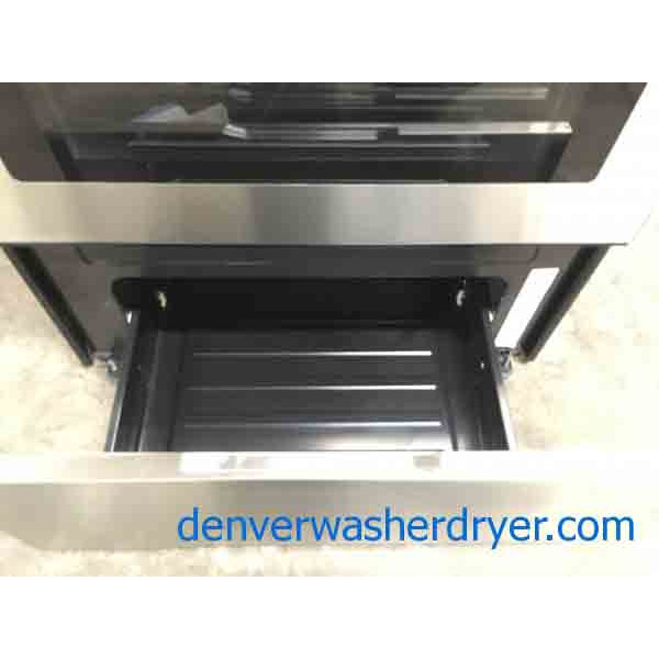 BrandNew Stainless Frigidaire GlassTop Stove with Convection Oven, 1