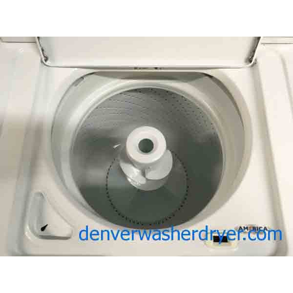 Modern Whirlpool Washer Dryer Set w/Agitator, Electric, Full-Sized, 1-Year Warranty!