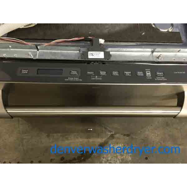 Slightly Used GE "Cafe" Dishwasher, 24" BuiltIn, Stainless, Hidden