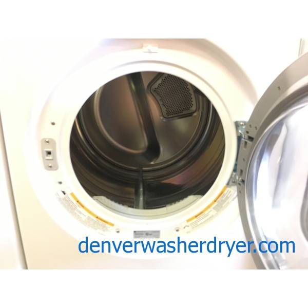 LG Front-Load Dryer, White, 7.3 Cu.Ft. Capacity, Sensor Dry, Anti-Bacterial and Wrinkle Care Options, Quality Refurbished, 1-Year Warranty!