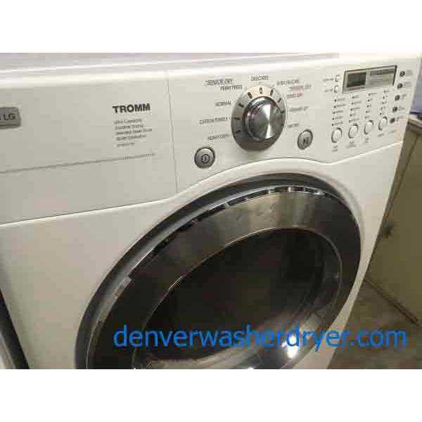 Perfect LG Front-Load Washer|Dryer Set on Pedestals! Quality Rebuilt!