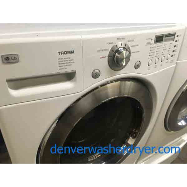 Perfect LG Front-Load Washer|Dryer Set on Pedestals! Quality Rebuilt!