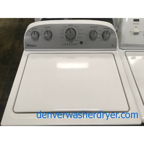 Lightly Used Whirlpool TopLoad Washer, Agitator, HE, AutoLoad Sensing