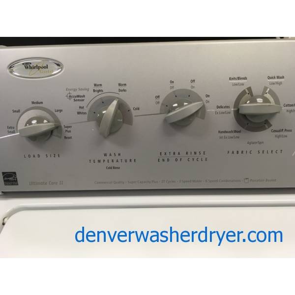 Heavy-Duty Whirlpool Direct-Drive Washer, Energy Star, Super Plus Capacity, Quality Refurbished, 1-Year Warranty