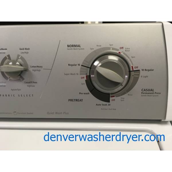 Heavy-Duty Whirlpool Direct-Drive Washer, Energy Star, Super Plus Capacity, Quality Refurbished, 1-Year Warranty