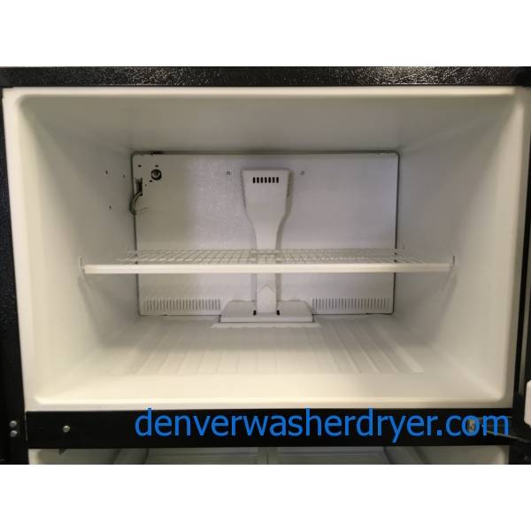 Beautiful Stainless GE Refrigerator 33" Wide, Lovely Maytag Stainless