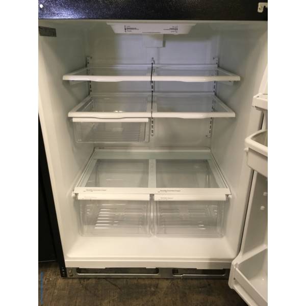Beautiful Stainless GE Refrigerator 33" Wide, Lovely Maytag Stainless