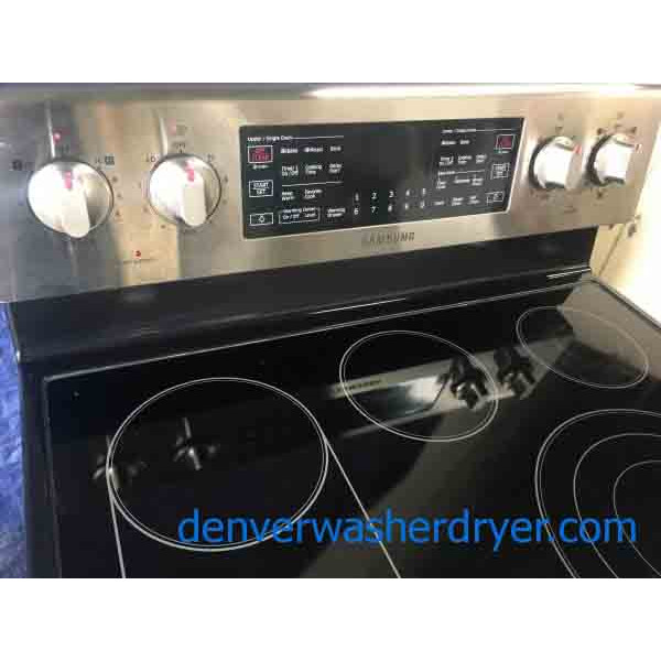 Samsung 5.9 cu. ft. Freestanding Flex Duo, Electric Range with Dual