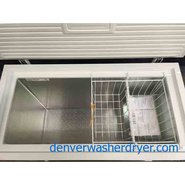 BrandNew Scratch & Dent 9 Cu. Ft. Chest Freezer by Amana, Deep Freeze