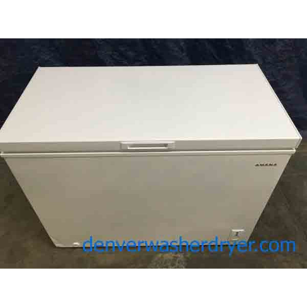 BrandNew Scratch & Dent 9 Cu. Ft. Chest Freezer by Amana, Deep Freeze