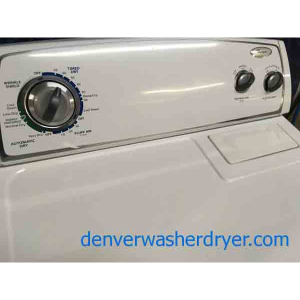 Whirlpool Washer, GAS Dryer Set, Modern, Energy Star, 2-Year Warranty