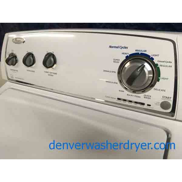 Whirlpool Washer, GAS Dryer Set, Modern, Energy Star, 2-Year Warranty