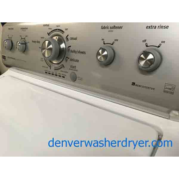 Energy Star Maytag Centennial Washing Machine, ECO Conserve, 1Year